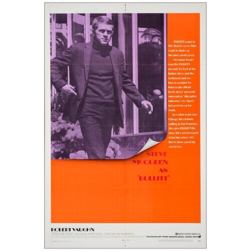 64. One Sheet (27" x 41"); Very Fine- Folded ### BULLITT (1968)