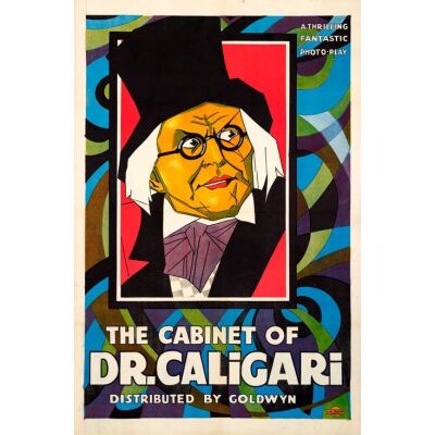 65. One Sheet (27" x 41"); Stone Lithograph; Very Fine- on Linen ### THE CABINET OF DR. CALIGARI (1920)