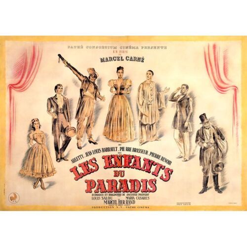 72. French Double Grande (63" x 94"); Country-of-Origin; Fine+ on Linen ### CHILDREN OF PARADISE (1945)