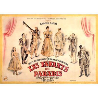 72. French Double Grande (63" x 94"); Country-of-Origin; Fine+ on Linen ### CHILDREN OF PARADISE (1945)