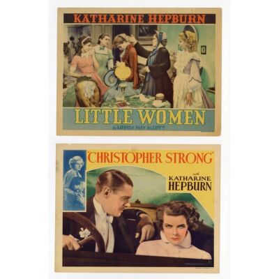 74. Lobby Cards (2) (11" x 14"); Fine+ ### CHRISTOPHER STRONG (1933)