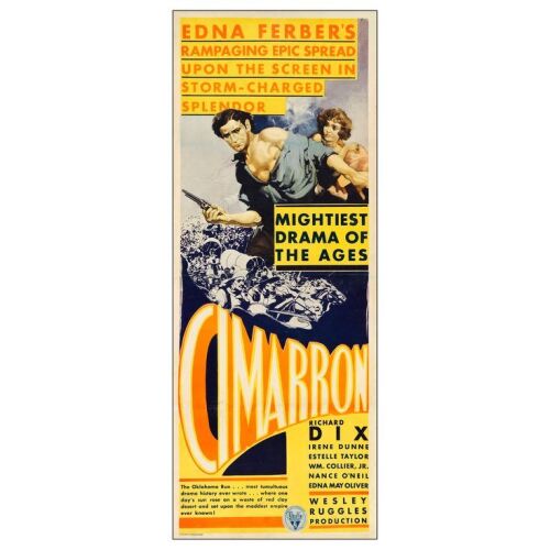 78. Insert (14" x 36"); Fine+ on Paper ### CIMARRON (1931)