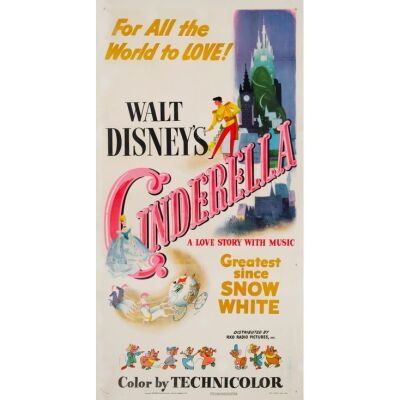 80. Three Sheet (41" x 79"); Style A; Fine+ on Linen ### CINDERELLA (1950)