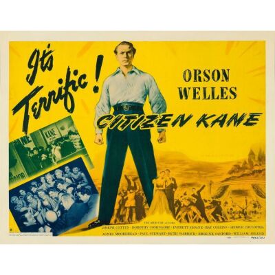 82. Half Sheet (22" x 28"); Style B; Very Fine Rolled ### CITIZEN KANE (1941)