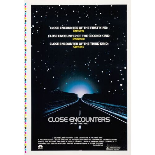 88. Printer's Proof One Sheet (28" x 41"); Very Fine+ Rolled ### CLOSE ENCOUNTERS OF THE THIRD KIND (1977)
