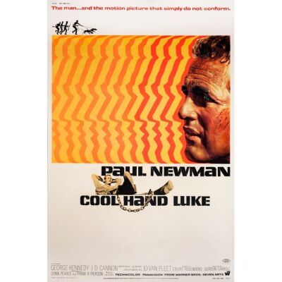 90. 40" x 60"; Very Fine- Rolled ### COOL HAND LUKE (1967)