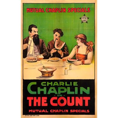91. One Sheet (27" x 41.5"); Stone Lithograph; Fine+ on Linen ### THE COUNT (1916)