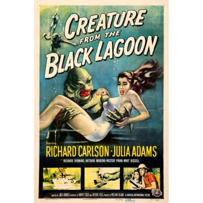 93. One Sheet (27" x 41") Signed by Ben Chapman (JSA COA); Very Fine- on Linen ### CREATURE FROM THE BLACK LAGOON (1954)