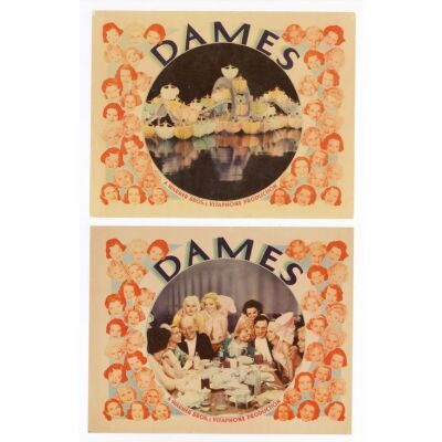 101. Lobby Cards (2) (11" x 14"); Glossy Finish; Fine ### DAMES (1934)