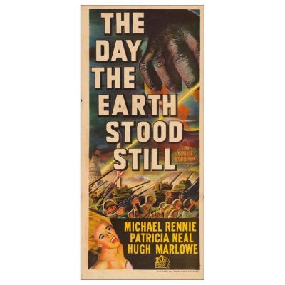 107. Australian Daybill (13.5" x 30"); Hand Lithograph; Very Fine- Folded ### THE DAY THE EARTH STOOD STILL (1952)