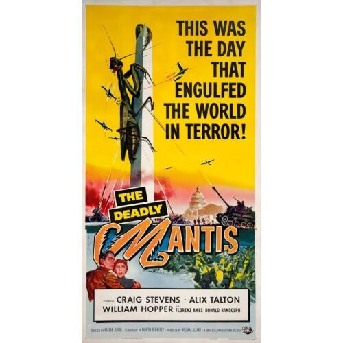 108. Three Sheet (41" x 79"); Very Fine- on Linen ### THE DEADLY MANTIS (1957)