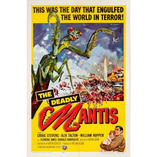 109. One Sheet (27" x 41"); Very Fine+ Folded ### THE DEADLY MANTIS (1957)