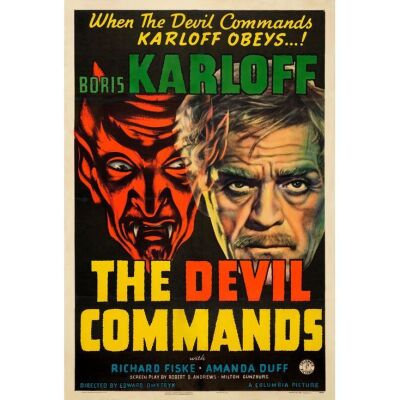 116. One Sheet (26" x 41"); Fine+ on Linen ### THE DEVIL COMMANDS (1941)