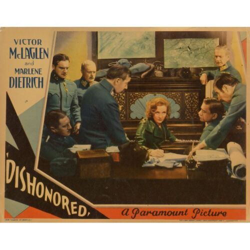 122. Lobby Card (11" x 14"); Glossy Finish; Very Fine ### DISHONORED (1931)