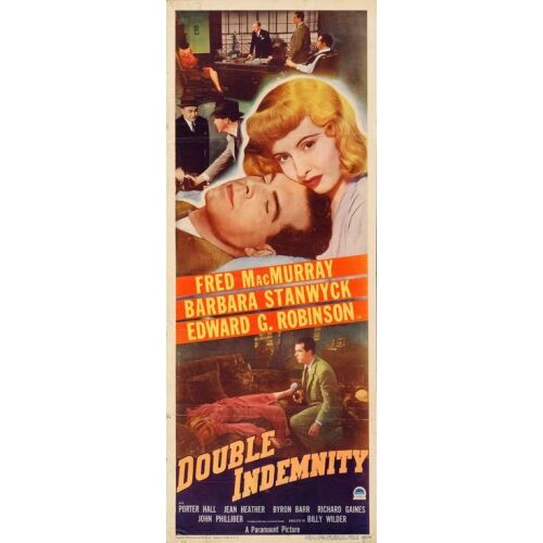 124. Insert (14" x 36"); Fine+ Folded ### DOUBLE INDEMNITY (1944)