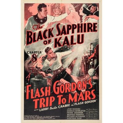 146. One Sheet (27" x 41"); Chapter 8: "The Black Sapphire of Kalu"; Very Fine+ Folded ### FLASH GORDON'S TRIP TO MARS (1938)