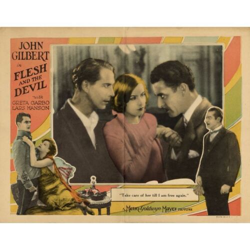 147. Lobby Card (11" x 14"); Very Fine- ### FLESH AND THE DEVIL (1926)