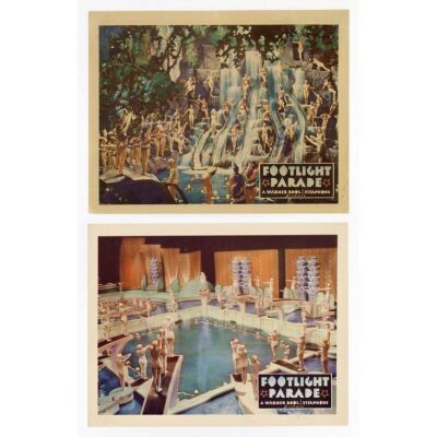 152. Lobby Cards (2) (11" x 14"); Fine- ### FOOTLIGHT PARADE (1933)