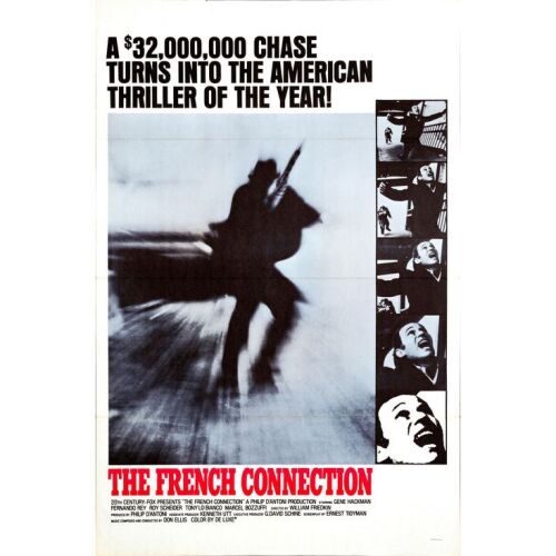161. Tri-Folded One Sheet (27" x 41"); Style B; Very Fine Folded ### THE FRENCH CONNECTION (1971)