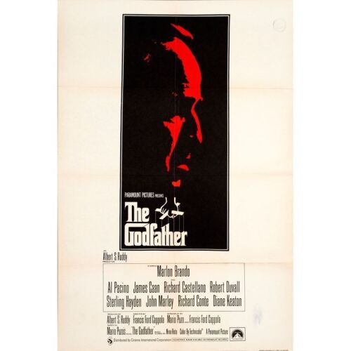 170. British One Sheet (27" x 40"); Very Fine- Folded ### THE GODFATHER (1972)