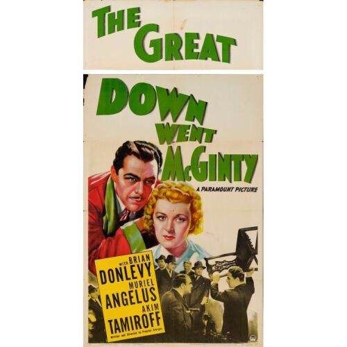 177. One Sheet (27" x 41"); Style A; Fine- Folded ### THE GREAT MCGINTY (1940)