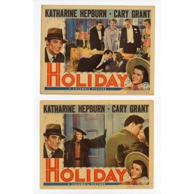 194. Lobby Cards (2) (11" x 14"); Fine- ### HOLIDAY (1938)
