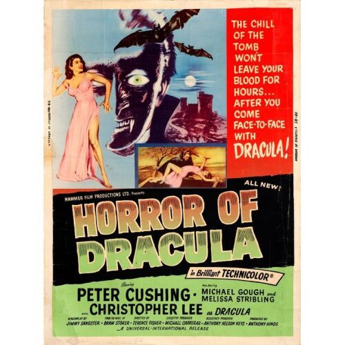 195. 30" x 40"; Very Good Rolled ### HORROR OF DRACULA (1958)