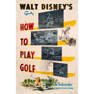 199. One Sheet (27" x 41"); Very Fine- on Linen ### HOW TO PLAY GOLF (1944)