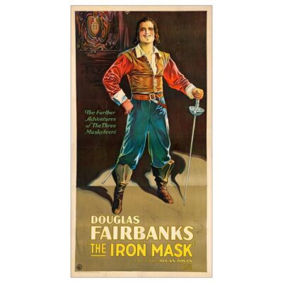 204. Three Sheet (41" x 79"); Stone Lithograph; Very Fine- on Linen ### THE IRON MASK (1929)