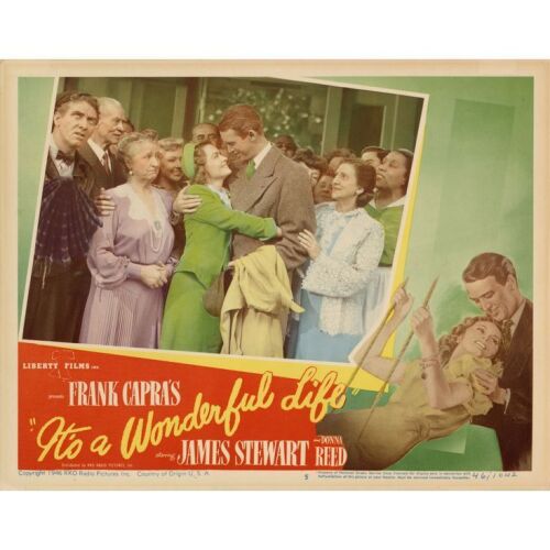 209. Lobby Card (11" x 14"); Very Fine+ ### IT'S A WONDERFUL LIFE (1946)