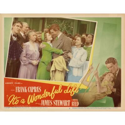 209. Lobby Card (11" x 14"); Very Fine+ ### IT'S A WONDERFUL LIFE (1946)