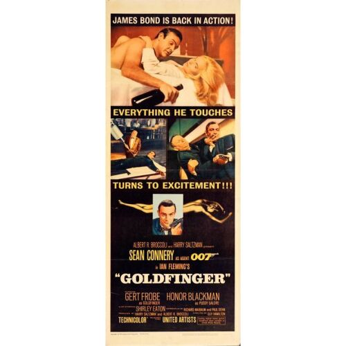 215. Insert (14" x 36"); Fine+ Folded ### JAMES BOND: GOLDFINGER (1964)