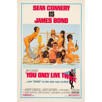 221. One Sheet (27" x 41"); Style C; Very Fine on Linen ### JAMES BOND: YOU ONLY LIVE TWICE (1967)