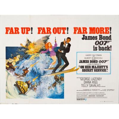 227. British Quad (40" x 30"); Country-of-Origin; Fine+ Folded ### JAMES BOND: ON HER MAJESTY'S SECRET SERVICE (1969)