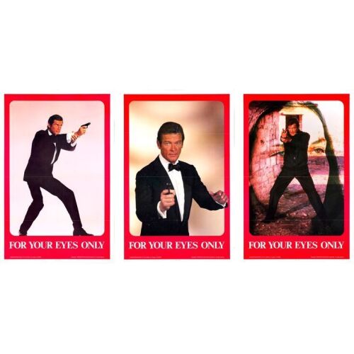 230. Set of 3 Gerzon Advance One Sheets (27" x 41"); UA Approved One Sheets; Very Fine Folded ### JAMES BOND: FOR YOUR EYES ONLY (1981)