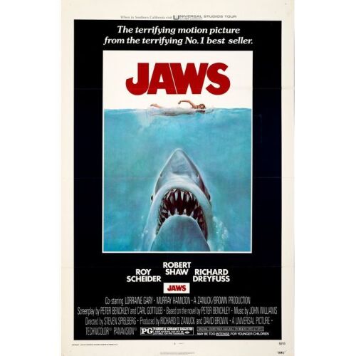 231. One Sheet (27" x 41"); Tri-Folded; Very Fine Folded ### JAWS (1975)