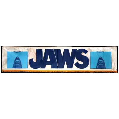 232. Fabric Banner (102" x 24") From the David Frangioni Collection; Fine- Rolled ### JAWS (1975)