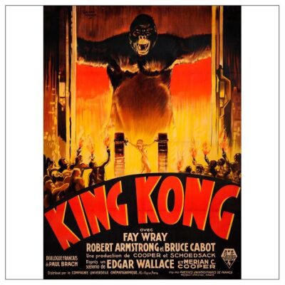 241. French Grande (46" x 63"); Full-Bleed, Style A; Very Fine- on Linen ### KING KONG (1933)