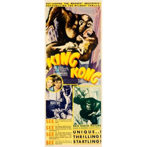 242. Insert (14" x 36"); Fine+ on Paper ### KING KONG (1933)
