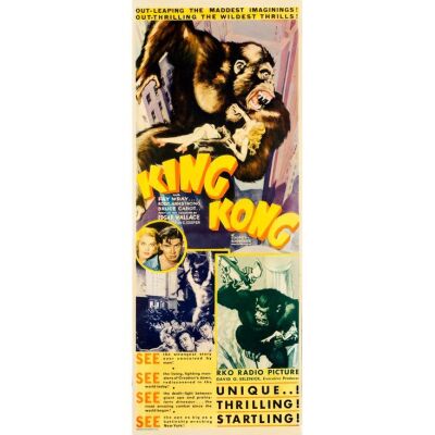 242. Insert (14" x 36"); Fine+ on Paper ### KING KONG (1933)