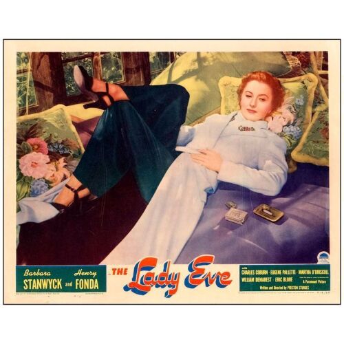 249. Lobby Card (11" x 14"); Very Fine- ### THE LADY EVE (1941)