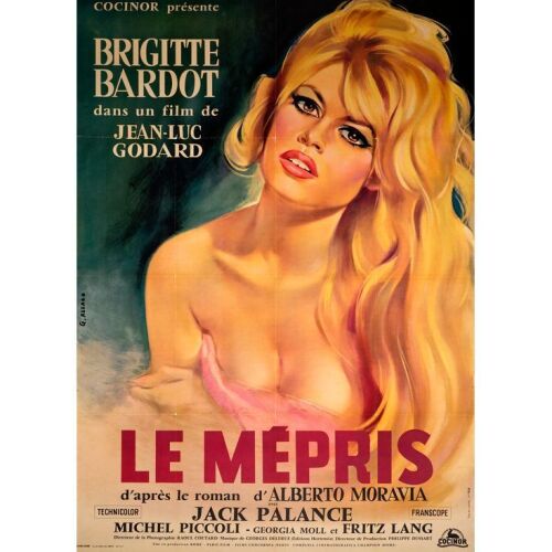 255. French Grande (44.5" x 62"); Country-of-Origin; Very Fine on Linen ### LE MEPRIS (1963)