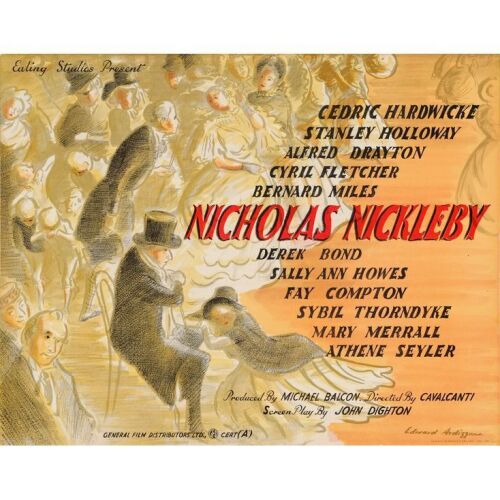 257. British Half Sheet (28" x 22"); Country-of-Origin; Very Fine on Linen ### THE LIFE AND ADVENTURES OF NICHOLAS NICKLEBY (1947)