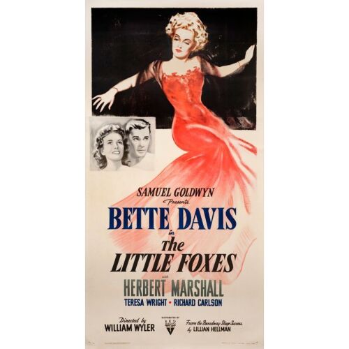 258. Three Sheet (41" x 79"); Style A; Very Fine- on Linen ### THE LITTLE FOXES (1941)