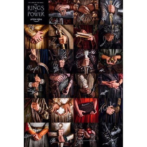 262. Key Cast-Autographed One Sheet (27" x 40") Signed by Morfydd Clark, Charlie Vickers and 20 more! (JSA COA); Very Fine+ Rolled ### LORD OF THE RINGS, THE: THE RING OF POWER (2022)