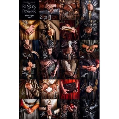 262. Key Cast-Autographed One Sheet (27" x 40") Signed by Morfydd Clark, Charlie Vickers and 20 more! (JSA COA); Very Fine+ Rolled ### LORD OF THE RINGS, THE: THE RING OF POWER (2022)