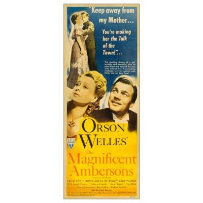 268. Insert (14" x 36"); Fine on Paper ### THE MAGNIFICENT AMBERSONS (1942)