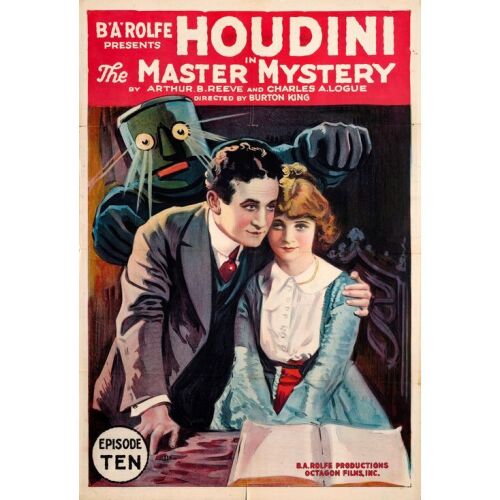 272. One Sheet (27" x 41"); Chapter Ten (The Binding Ring), Stone Lithograph; Very Fine+ Folded ### THE MASTER MYSTERY (1918)