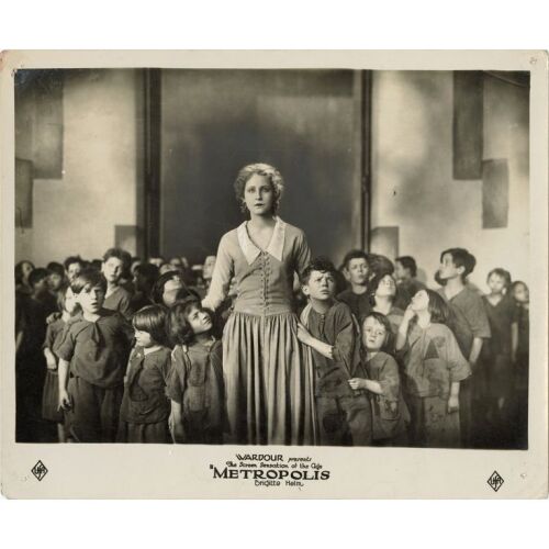280. Vintage Original British 8" x 10" B&W Single-Weight Silver Gelatin Glossy Photograph (8" x 9.5"); Fine+ ### METROPOLIS (1927)