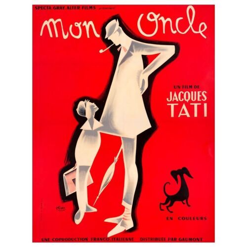 288. Full-Bleed French Grande (45" x 62"); Country-of-Origin; Fine+ on Linen ### MON ONCLE (1958)